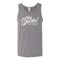 thumbnail image 2 of Wild Bobby, Yay Sports Do the Things Get the Points Father's Day Mens Tank Top, Heather Grey, X-Large, 2 of 6