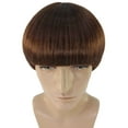 thumbnail image 2 of HPO Unisex Teenage Movie Short Wig | Brown TV/Movie Wigs | Premium Breathable Capless Cap, 2 of 8