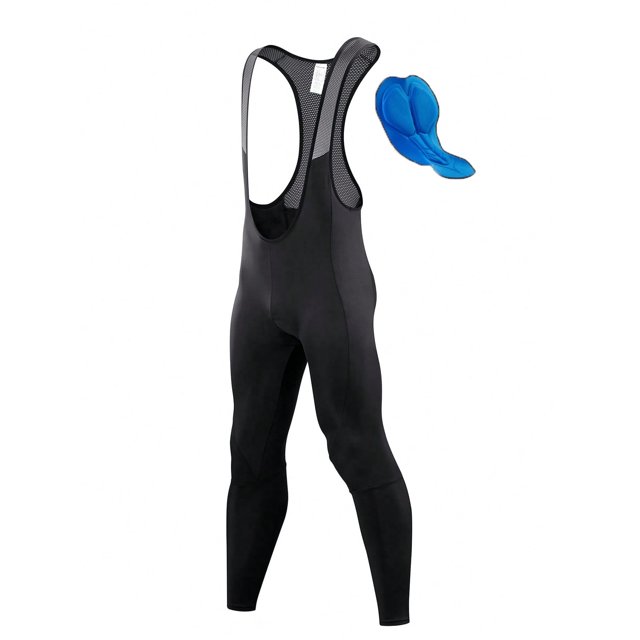 Leopatrix Pantalones Tipo Peto de Ciclismo para Hombre, Mallas Acolchadas 4D para Ciclismo, Leggings, Pantalones de Ciclismo para Otoño E Invierno