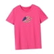 thumbnail image 5 of Camiseta de verano para mujer, suave y transpirable, con cuello redondo, para vacaciones en la calle y camping XL, 5 of 7