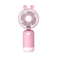 thumbnail image 1 of Mini ventilador portátil lindo ventilador de mano recargable multifuncional ventilador Personal ventilador de mesa para viajes Camping al aire libre, 1 of 7