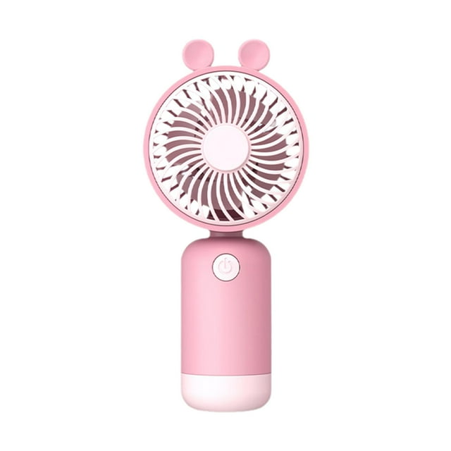 Mini ventilador portátil lindo ventilador de mano recargable multifuncional ventilador Personal ventilador de mesa para viajes Camping al aire libre