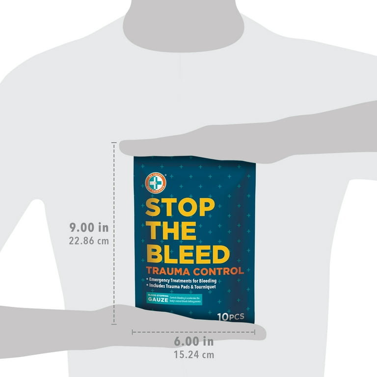 Be Smart Get Prepared Stop The Bleed Trauma Kit, 10 Pieces photo 6