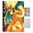 thumbnail image 1 of Trading Card Holder Card Album Binder, Protection Folder Book Collectible Card Album, Trading Card Binder，4-Pocket with 30-Pages 240-Trading Cards Capacity, Present for Children-FL3, 1 of 5