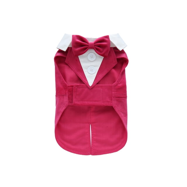 TIELUTT Elegant Tuxedo with Bow Tie Formal Attire For and Pet Clothes Rack Hanger Pet Clothes for Large Dogs Girl Pet Clothes for Small Dogs Pet Clothes for Small Dogs Male Pet Clothes for Small Dogs