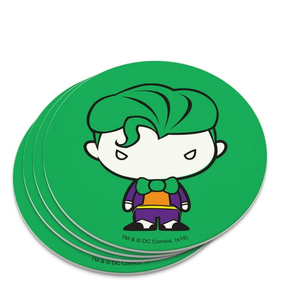Batman Joker Cute Chibi Character Novelty Coaster Set
