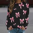 thumbnail image 2 of Long Sleeve Blouse for Womens Crewneck Cute Printed Tees Shirt Casual Plus Size Pullover Tops 2026 Spring Outfits, 2 of 5