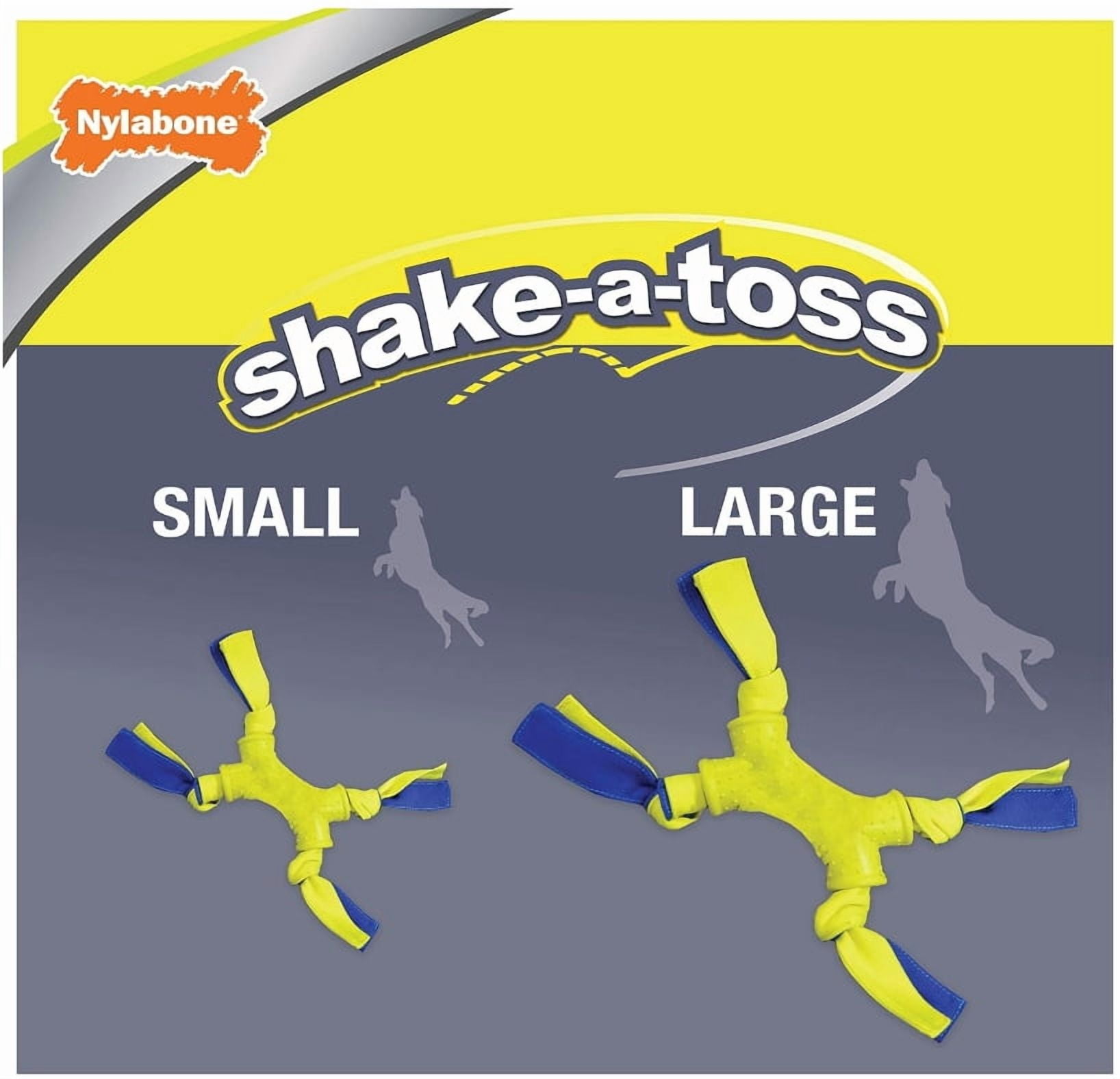 Nylabone Power Play Shake-a-Toss Dog Toy Dog Toy Small [New Dog Supplies, Dog Fetch Toys, Nylabone, Dog Supplies] 1 count