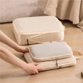 thumbnail image 2 of 2024 Storage Compression Bags Multifunctional Moving Organizer Bags 3 PCS Space Saving Clothes Compression Bag Travel Moving Pink, 2 of 6