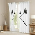 thumbnail image 3 of Homewish Golf Club Black Out Curtains,Golf Ball Game Curtains Pack of 2 (42x63 Each),White Silver Bedroom Curtains For Boys Kids,Super Cozy Room Decor, 3 of 6