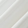 thumbnail image 3 of No. 918 Jillian Crushed Voile Sheer Rod Pocket Curtain Panel, 51" x 63", Eggshell, 3 of 7