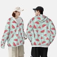 thumbnail image 4 of Lsque Watermelon UPF 50+ Lightweight Sun Protection Men's Women's Long Sleeve Shirt, Hoodie Performance -Small, 4 of 9