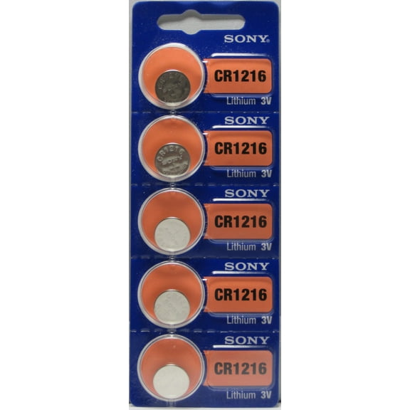 Sony CR1216 3 Volt Lithium Coin Watch Batteries (20 Batteries)