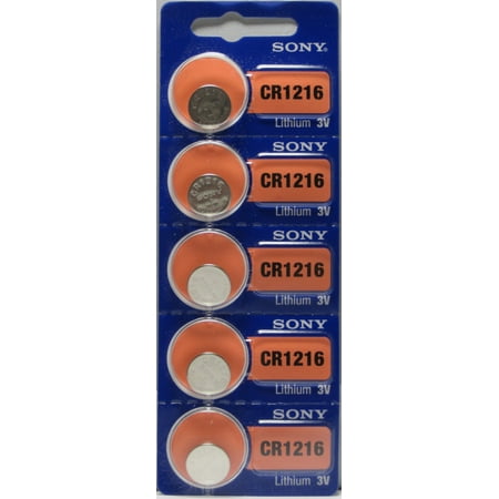 Sony CR1216 3 Volt Lithium Coin Watch Batteries (10 Batteries)