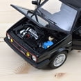 thumbnail image 5 of 1989 Volkswagen Golf GTI Match Black Metallic 1/18 Diecast Model Car by Norev, 5 of 5