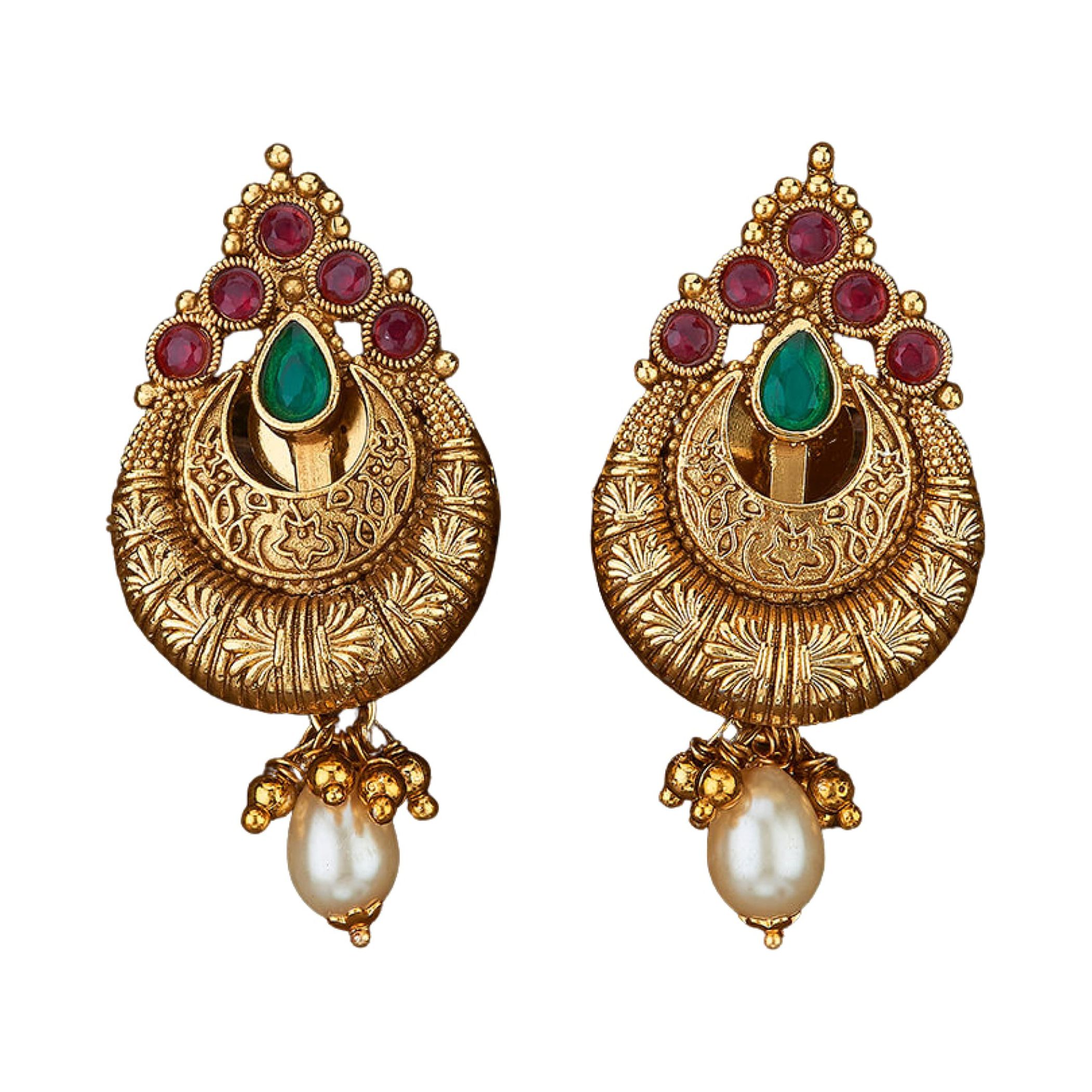 gold earrings tops for women