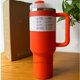thumbnail image 1 of 40Oz Stainless Steel Vacuum Insulated Tumbler Cups Brand With Lids And Straws Handle Straw Leakproof Flip Coffee Mugs, 1 of 6