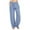 Light Blue, variant on Staron Linen Pants Women Flowy Straight Casual Summer Cotton Linen Lounge Trousers Drawstring Waist Wide Leg Beach Solid Elastic Waist Palazzo Pants