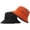 Orange, variant on Floppy Hat Black Reversible Hat For Large Head Sun Outdoor Sun Hat For And, Size XL