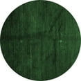 thumbnail image 1 of Ahgly Company Indoor Round Abstract Emerald Green Contemporary Area Rugs, 8' Round, 1 of 4