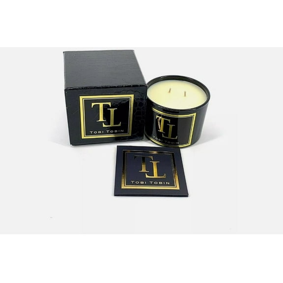 Tobi Tobin Luxury Candles Hand Poured Soy Coconut Wax Blend Romanesque Scent 9oz