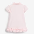thumbnail image 5 of WOLLED Baby Girls Summer Short-Sleeve Dresses Kids Rainbow Prints Lapel Princess Dress Toddler Casual Button down Cotton Skirt for 2-8 Years Old, 5 of 9