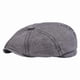 thumbnail image 3 of Boina de pintora para mujer, gorra plana, holgada, multifuncional, para actividades al aire libre Gris oscuro, 3 of 8