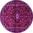 thumbnail image 1 of Ahgly Company Indoor Round Persian Pink Traditional Area Rugs, 5' Round, 1 of 4