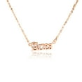 thumbnail image 1 of Collar de constelaciones Qarigey con encanto Ins oro rosa Aries, 1 of 6