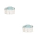 thumbnail image 4 of Billuyoard Almacenamiento de oficina de gran capacidad para niñas, soporte giratorio para almacenamiento de cosméticos, soporte para bolígrafo, Azul 5 rejillas/no giratorio 2Conjunto, 4 of 6