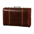 thumbnail image 3 of Miulika Vintage Suitcase Box Photo Props Organiser Case Suitcase Storage Box Decorative Black brown L, 3 of 9