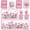 Bright Pink, variant on 10 Pcs Landscape Kitchen Dish Towels Rugs Oven Mitts And Pot Holders Set Farmhouse Kitchen Decor Set For Women Mom Daughter Gift Cooking Baking Grilling