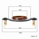 thumbnail image 2 of Audio Speaker Titanium Film 44 Core Voice Coil Reel Tweeter Accessory, 2 of 5