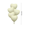 thumbnail image 3 of Bfogop 5Pcs 18 Inch Heart Balloons Valentine’s Day Heart Shape Foil Mylar Balloons Decoration for Romantic Valentine's Day Wedding Bridal Shower Anniversary Engagement Party Supplies, 3 of 6