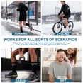 thumbnail image 4 of FREEYOKA Men's Crew Socks Athletic Running Sports Socks, Cushioned Moisture Wicking, Breathable Arch Support, 5 Pack, 4 of 7