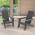 thumbnail image 2 of Sonerlic 1 Pack Outdoor Patio Adirondack Chair Max 300 lbs for Deck,Garden and Balcony,Gray, 2 of 8