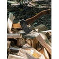 thumbnail image 3 of THKFWD 11" Forged Camping Axe with Leather Sheath, Bushcraft Hatchet for Woodworking & Survival, 3 of 6