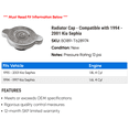thumbnail image 2 of Radiator Cap - Compatible with 1994 - 2001 Kia Sephia 1995 1996 1997 1998 1999 2000, 2 of 2