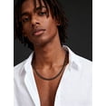 thumbnail image 2 of ChainsProMax Mens Necklace 316L Stainless Steel Sturdy Curb Chain Necklace Hip Hop Jewelry Gift, 2 of 7