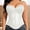 #142-White, variant on Warop Women's Fashion Boned Corset Top, Waist Shaping Slimming with Mesh Straps and Built-in Bra Pads, Shapewear for Outerwear and Daily Use
