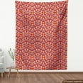 thumbnail image 4 of Colorful Sofa Upholstery Fabric by the Yard, Abstract Toned Chunky Rectangle Stripes Overlapping Geometrical Art, Decorative Fabric for DIY and Home Accents, Orange Red and Violet by Ambesonne, 4 of 5