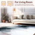 thumbnail image 2 of ODIKA 5'x7' Machine Washable Non-Slip Area Rug, Smoky Mist Watercolor Splash Abstract Artistic High Traffic Rug, Gray, 166394, 2 of 7