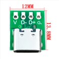 thumbnail image 3 of 60 Piezas Conector Hembra USB Tipo C Placa de ConexióN con Placa Convertidora de PCB para Transferencia de Cable de LíNea de Datos, 3 of 3