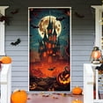 thumbnail image 6 of FeiFu Halloween Door Cover Background Cloth Decor Door Cover Festival Hanging Cloth Party Tapestry Halloween Patterns Easy to Hang on Doors Walls, 6 of 6