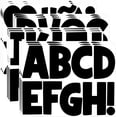 thumbnail image 1 of Letter Stickers Large 108 PCS Bulletin Board Letters 12 Sheets Alphabet Stickers Vinyl Self-Adhesive Stick on Letters for Poster Board Mailbox Sign DIY Crafts Classroom Party Decor (Colorful, 4 Inch), 1 of 7