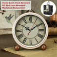 thumbnail image 3 of Mecanismo de movimiento de reloj de cuarzo de bricolaje con eje largo de 31 mm, herramientas de reparación de reloj de cuarzo de pared con manecillas, piezas de repuesto, 3 of 5