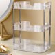 thumbnail image 1 of Plastic Transparent Cosmetics Organizer Bathroom Vanity Cutis Care Products Perfume Shelf Desktop Organizer, 1 of 6