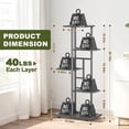 thumbnail image 6 of ZRSDIXKI Plant Stand Indoor Outdoor, 5 Tier 6 Potted Metal Plant Stands Shelf for Indoor Garden Corner Balcony, 6 of 8