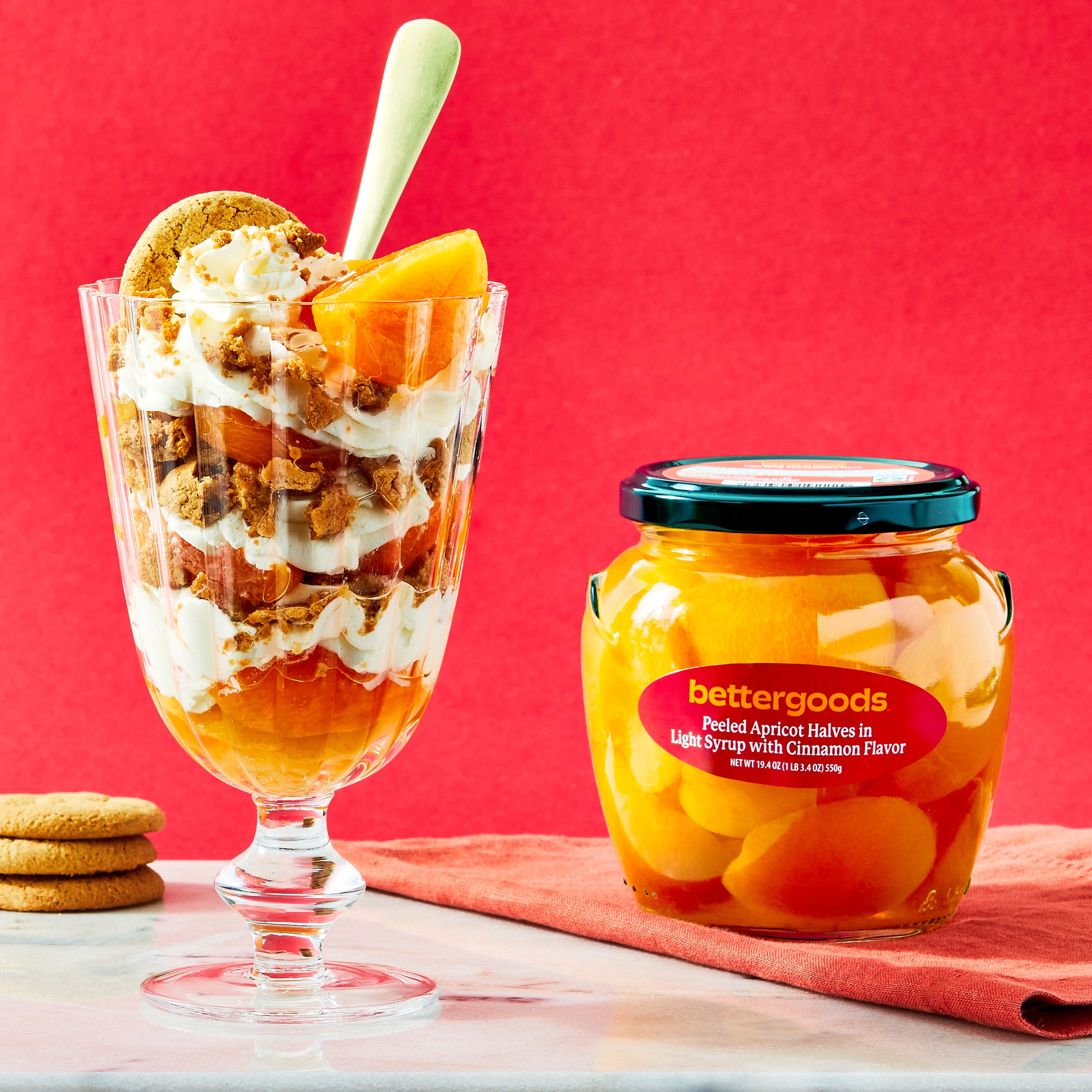 BetterGoods Apricot Halves - Canned fruit supplies - Walmart