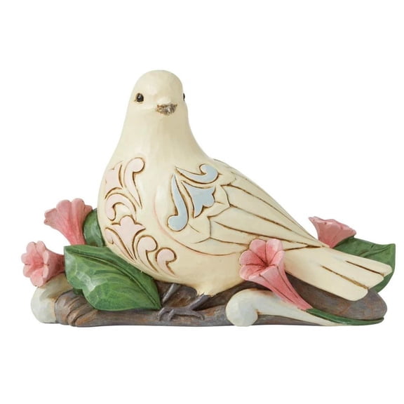 Enesco 6010283 Jim Shore Heartwood Creek White Dove Figurine